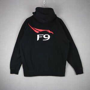 SpaceX F9 Falcon 9 Rocket Zip Up Hoodie Mens Large Elon Musk Space